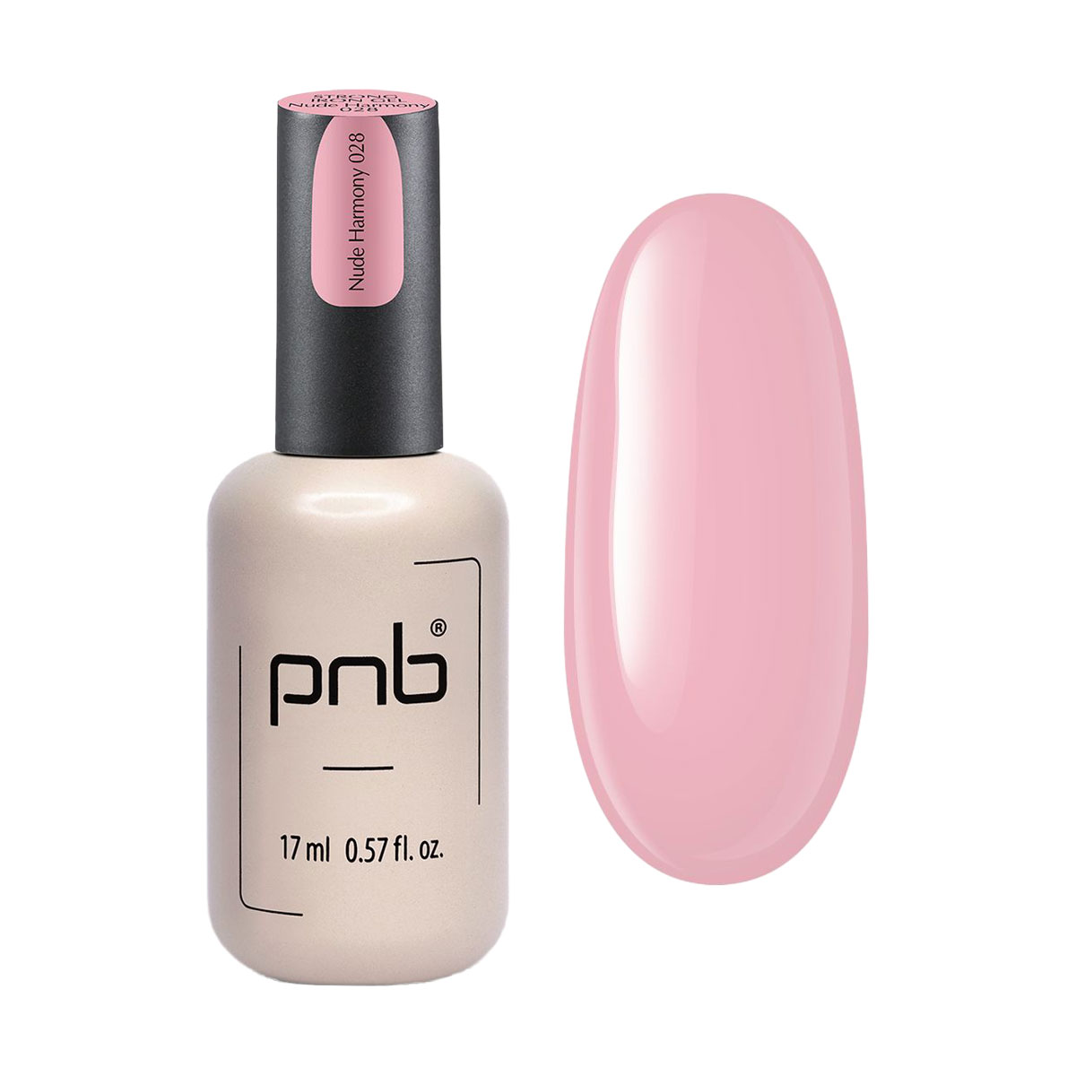 Гель для моделювання нігтів PNB Strong Iron Gel 028 Nude Harmony, 17 мл
